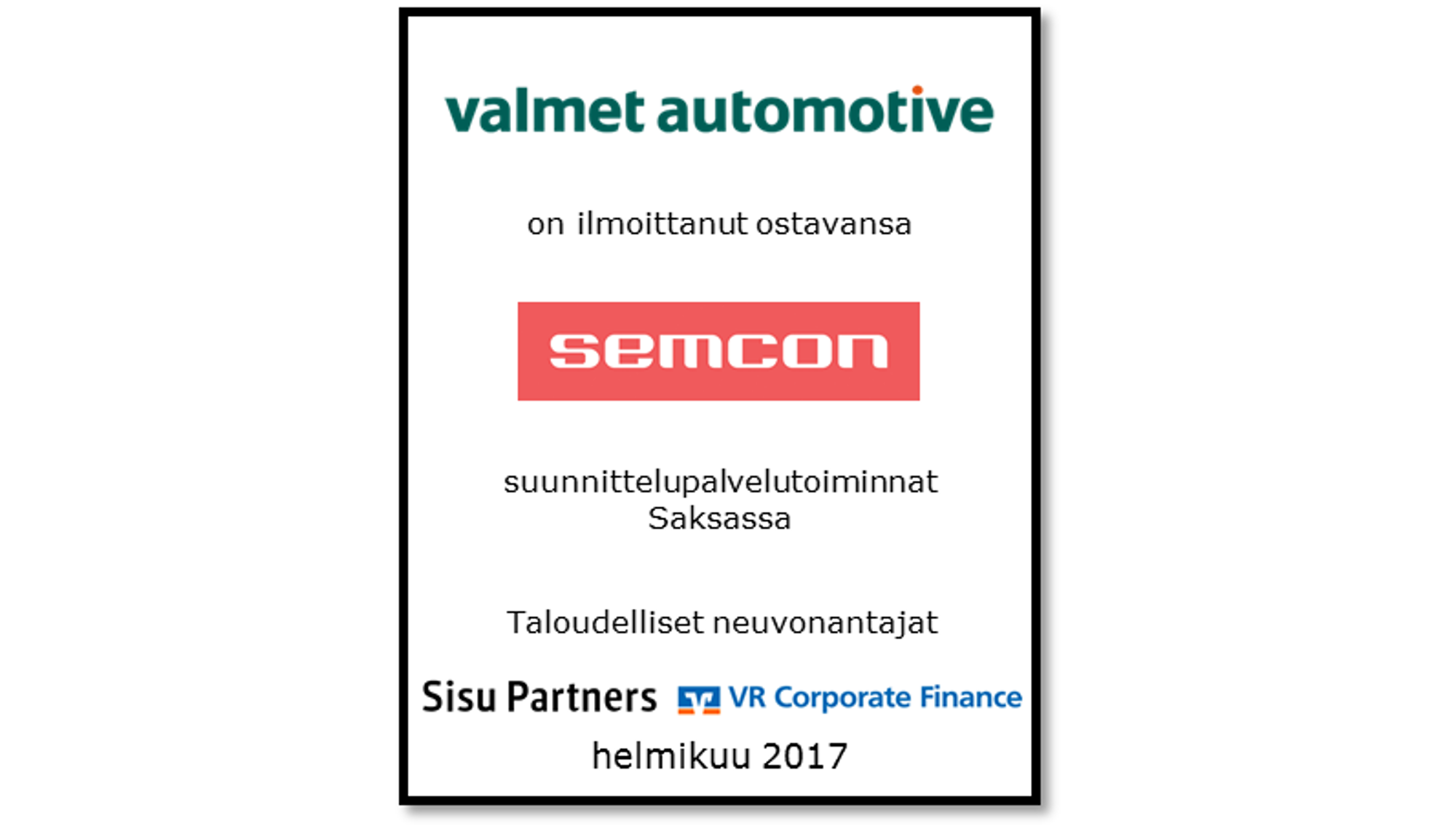 Valmet Automotive Semcon Germany